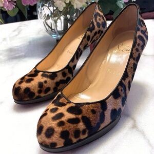 Christian Louboutin Leopard Print Heels